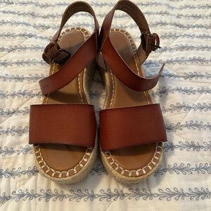 Universal Threads Wedge Platform Sandals